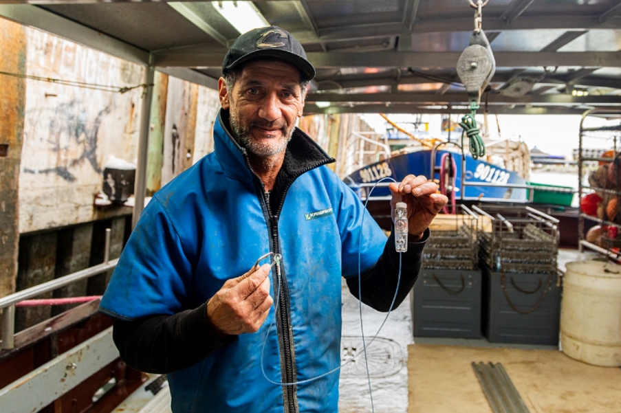 Mike Te Pou, Skipper of the FV Commission had a success with his Hookpods, catching no birds with no negative impact on his target species catch rate
